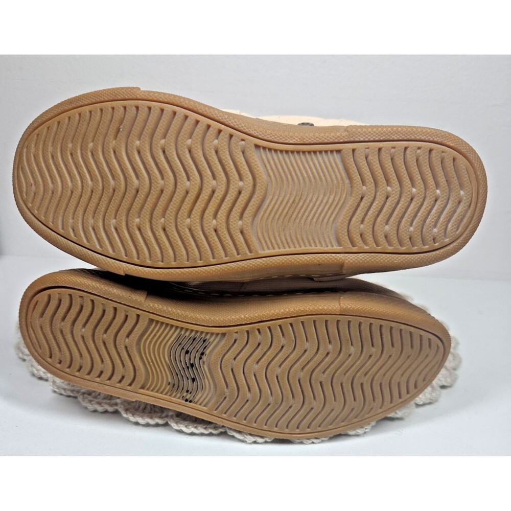 NEW Chintamani Alchemistry Flower of Life Beige Canvas Boot 37/6.5 COACHELLA VEG - Picture 6 of 16